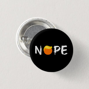 Badge Rond 2,50 Cm Anti-Trump - Nope Edition II