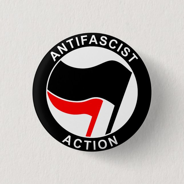 Badge Rond 2,50 Cm Antifascist (Devant)