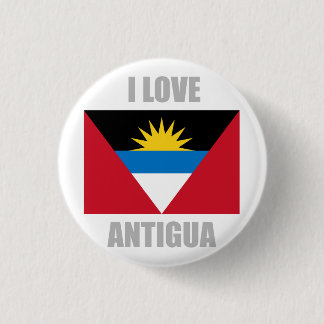 Badge Rond 2,50 Cm Antigua-et-Barbuda