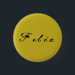 Badge Rond 2,50 Cm Antiquité noire orpheline de calligraphie de Felix<br><div class="desc">le felix est un caractère du noir orphelin de TVshow,  calligraphie</div>