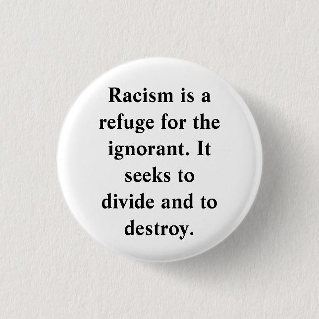 BADGE ROND 2,50 CM ANTIRACISME (Devant)