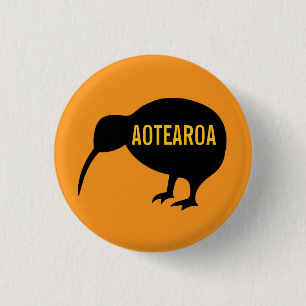 Badge Rond 2,50 Cm Aotearoa