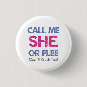 Badge Rond 2,50 Cm Appelez-moi lui