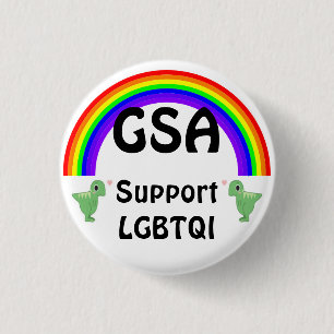 Badge Rond 2,50 Cm Appui LGBTQI de GSA