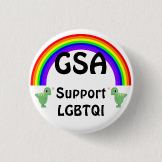 Badge Rond 2,50 Cm Appui LGBTQI de GSA