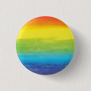 Badge Rond 2,50 Cm Aquarelle Rainbow Pride brillant Vibrant