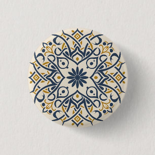 Badge Rond 2,50 Cm arabesque
