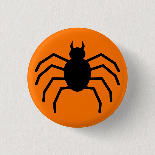 Badge Rond 2,50 Cm Araignée (Devant)