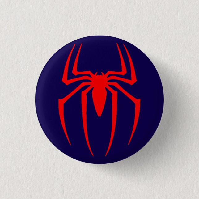 Badge Rond 2,50 Cm Araignée rouge Insect-63201 (Devant)