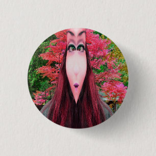 Badge Rond 2,50 Cm Arbre
