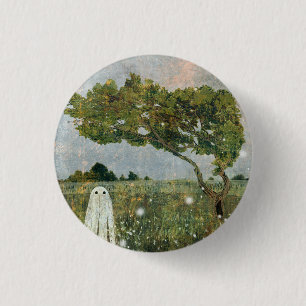 Badge Rond 2,50 Cm Arbre à fleurs