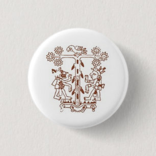 Badge Rond 2,50 Cm arbre de la vie