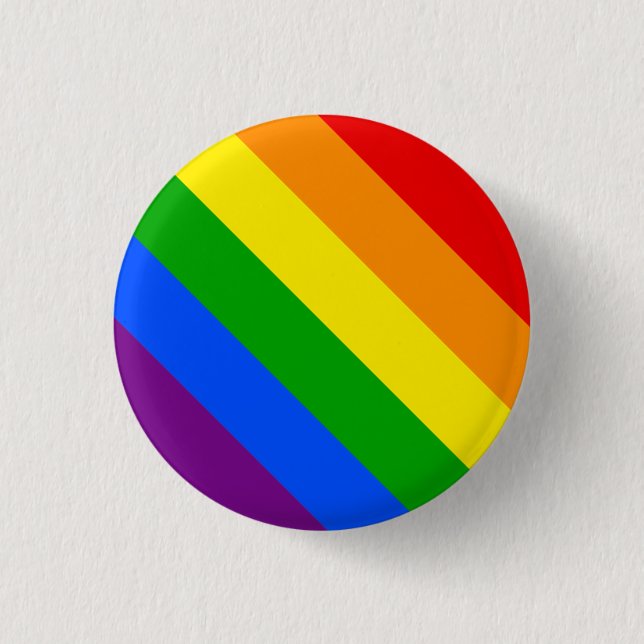 BADGE ROND 2,50 CM ARC-EN-CIEL (Devant)