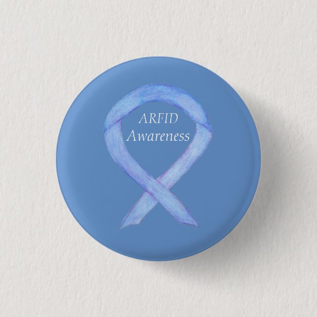 Badge Rond 2,50 Cm ARFID (Trouble alimentaire) Sensibilisation Épine  (Devant)