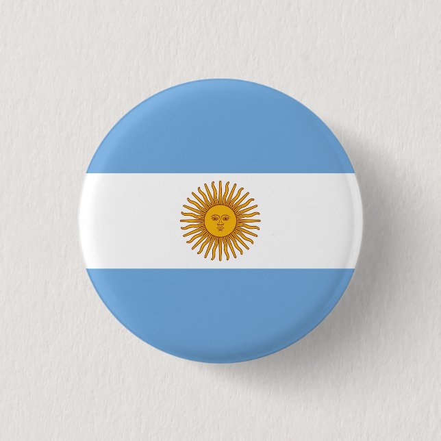 Badge Rond 2,50 Cm Argentine (Devant)