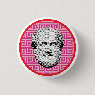 Badge Rond 2,50 Cm Aristote philosophe grec