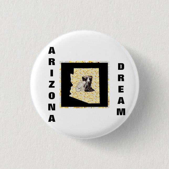 BADGE ROND 2,50 CM ARIZONA DREAM (Devant)