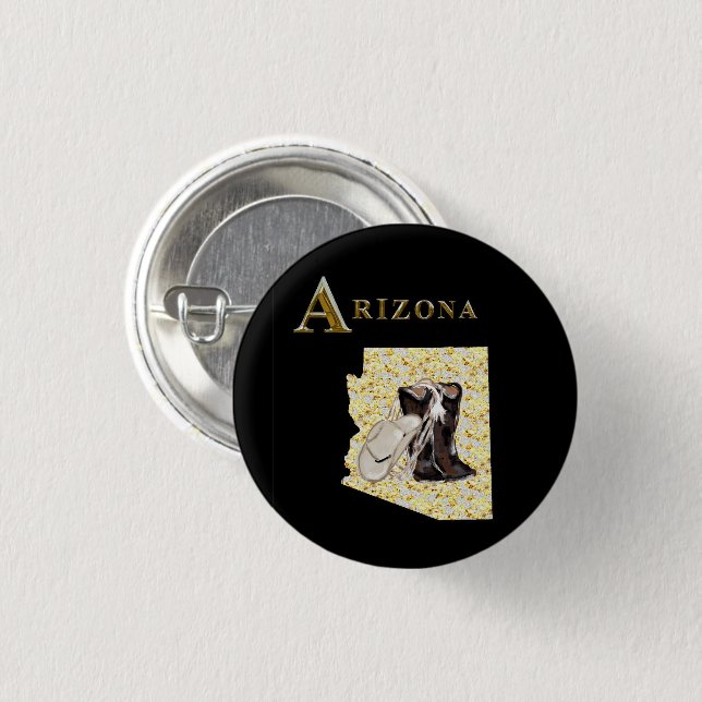 BADGE ROND 2,50 CM ARIZONA DREAM (Devant & derrière)