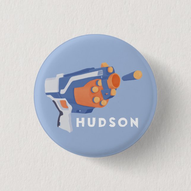 Badge Rond 2,50 Cm Arme à fléchettes en mousse conception personnalis (Devant)
