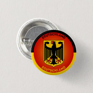 Badge Rond 2,50 Cm Armoiries d'Allemagne Forme de Cercle