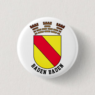 Badge Rond 2,50 Cm Armoiries de Baden Baden - ALLEMAGNE