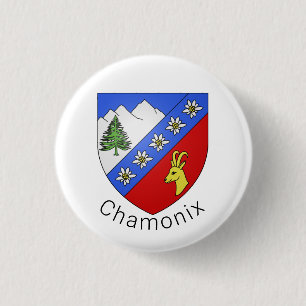 Badge Rond 2,50 Cm Armoiries de Chamonix