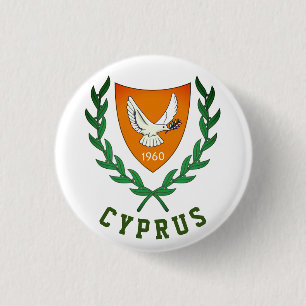 Badge Rond 2,50 Cm Armoiries de CHYPRE