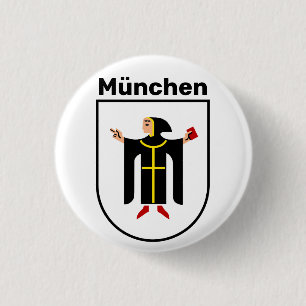 Badge Rond 2,50 Cm Armoiries de Munich