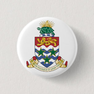 Badge Rond 2,50 Cm Armoiries des îles Caïmans