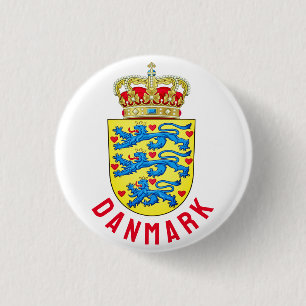 Badge Rond 2,50 Cm Armoiries du Danemark