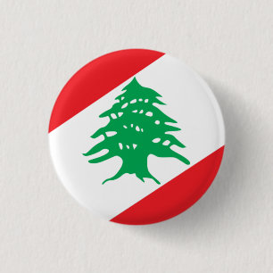 Badge Rond 2,50 Cm Armoiries du Liban