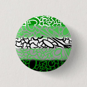 Badge Rond 2,50 Cm Aro Pride Squiggles