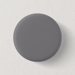 Badge Rond 2,50 Cm Arrière - plan de couleur solide à la mode en gris