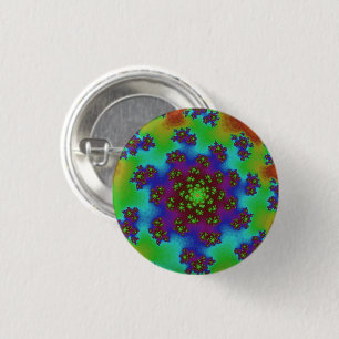 Badge Rond 2,50 Cm Arrosage floral d'automne