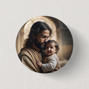 Badge Rond 2,50 Cm art de Jésus