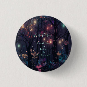 Badge Rond 2,50 Cm Art Imaginaire Floral Spray