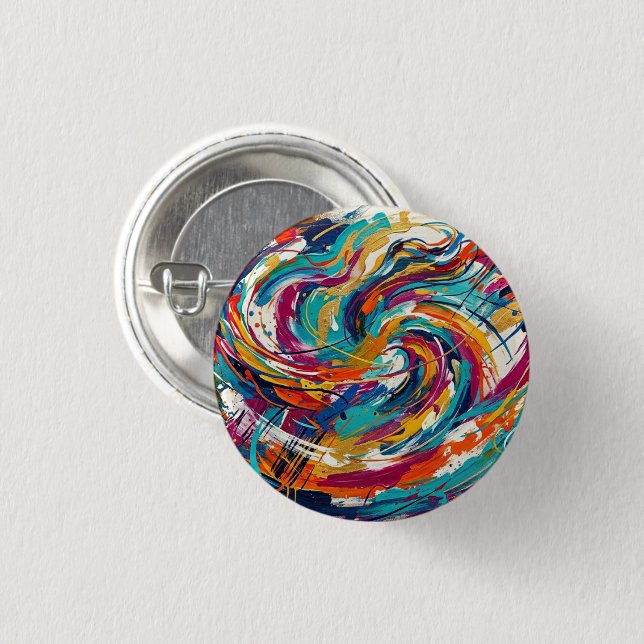Badge Rond 2,50 Cm Art & Style (Devant & derrière)