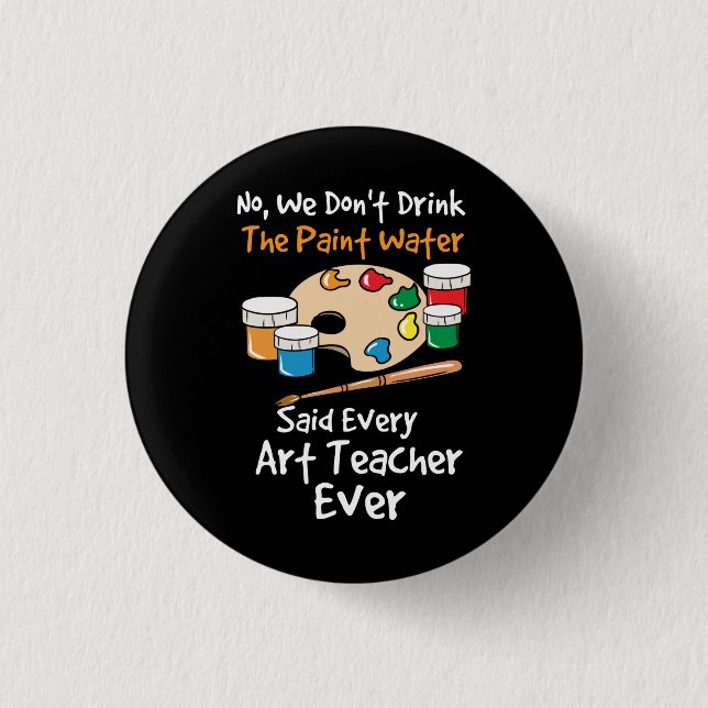 Badge Rond 2,50 Cm Art teacher (Devant)