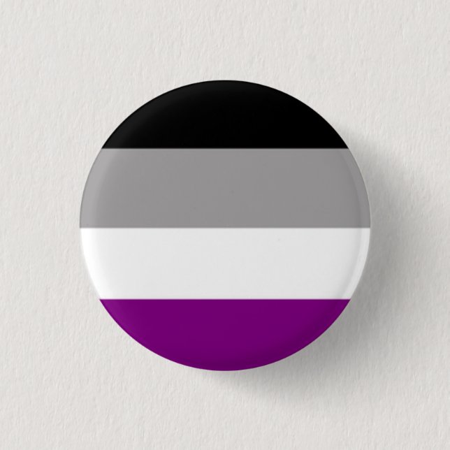Badge Rond 2,50 Cm Asexualité (Devant)
