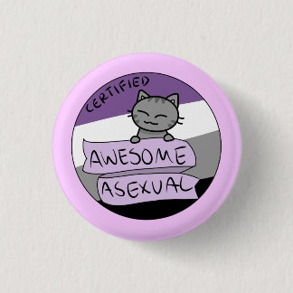 Badge Rond 2,50 Cm Asexuel impressionnant