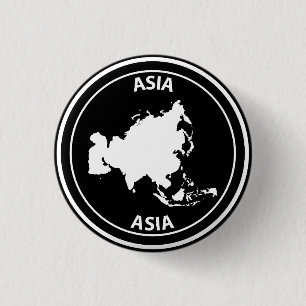 Badge Rond 2,50 Cm Asie