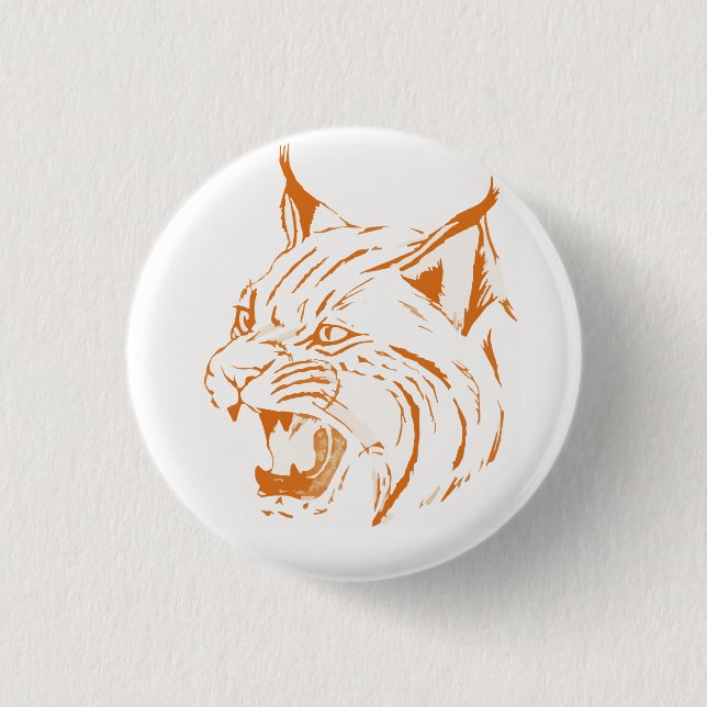 Badge Rond 2,50 Cm Aspiration de chat sauvage (Devant)
