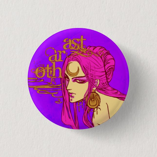Badge Rond 2,50 Cm Astaroth (Devant)