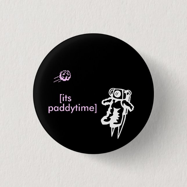 Badge Rond 2,50 Cm astronaute (Devant)