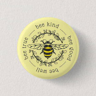 Badge Rond 2,50 Cm Attitudes des abeilles