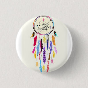 Badge Rond 2,50 Cm Attrapez votre bouton de Dreamcatcher de rêves