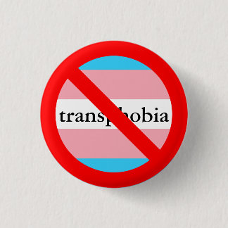 Badge Rond 2,50 Cm aucun transphobia permis