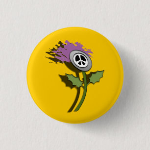 Badge Rond 2,50 Cm Aucune bande dessinée écossaise Pinback de chard