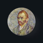 Badge Rond 2,50 Cm Autoportrait Vincent Willem van Gogh<br><div class="desc">Autoportrait (1889). Vincent Willem van Gogh. Reproduction d'oeuvres d'art célèbres dans le domaine public.</div>