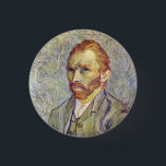 Badge Rond 2,50 Cm Autoportrait Vincent Willem van Gogh<br><div class="desc">Autoportrait (1889). Vincent Willem van Gogh. Reproduction d'oeuvres d'art célèbres dans le domaine public.</div>
